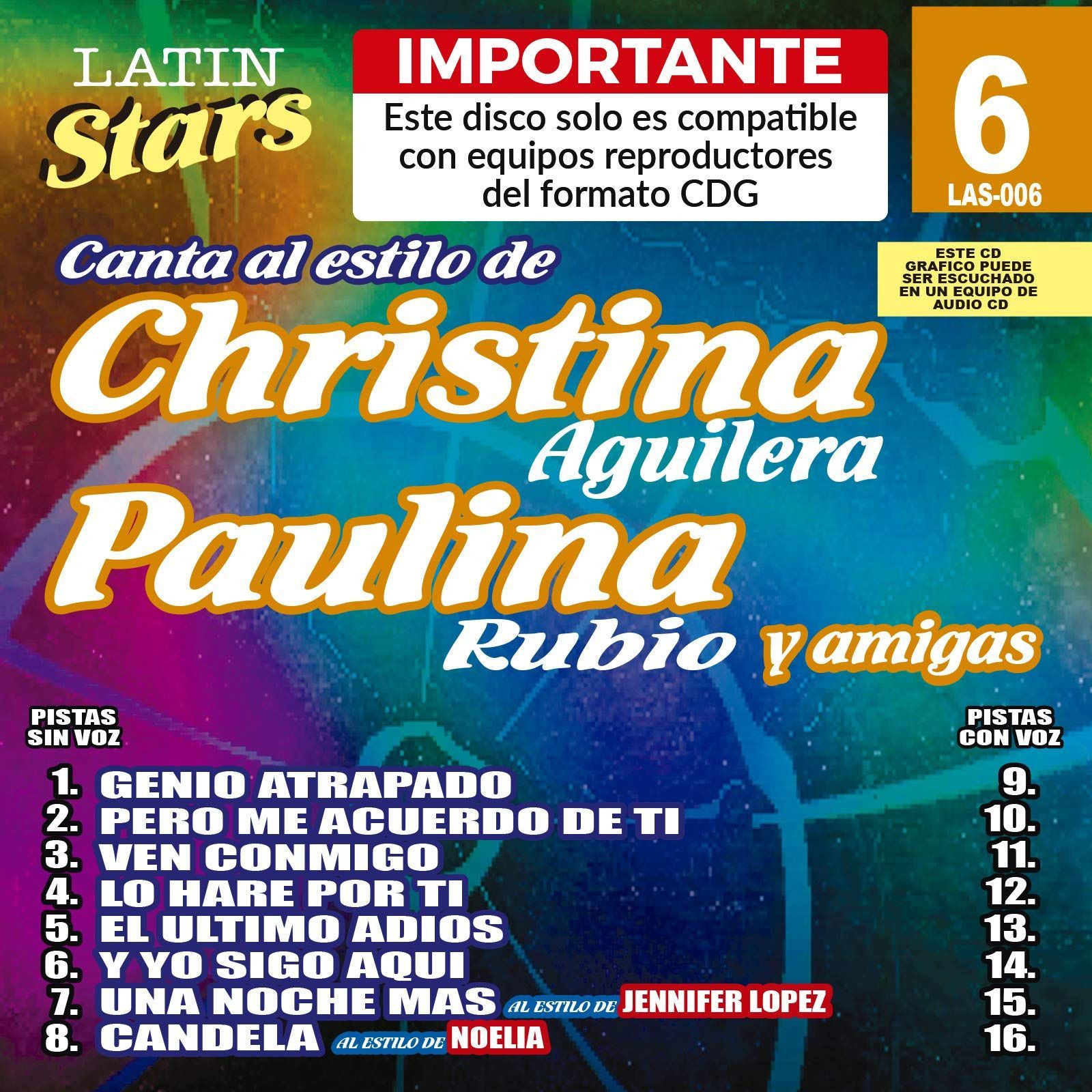 【CD】Karaoke: Christina Aguilera & Paulina Rubio