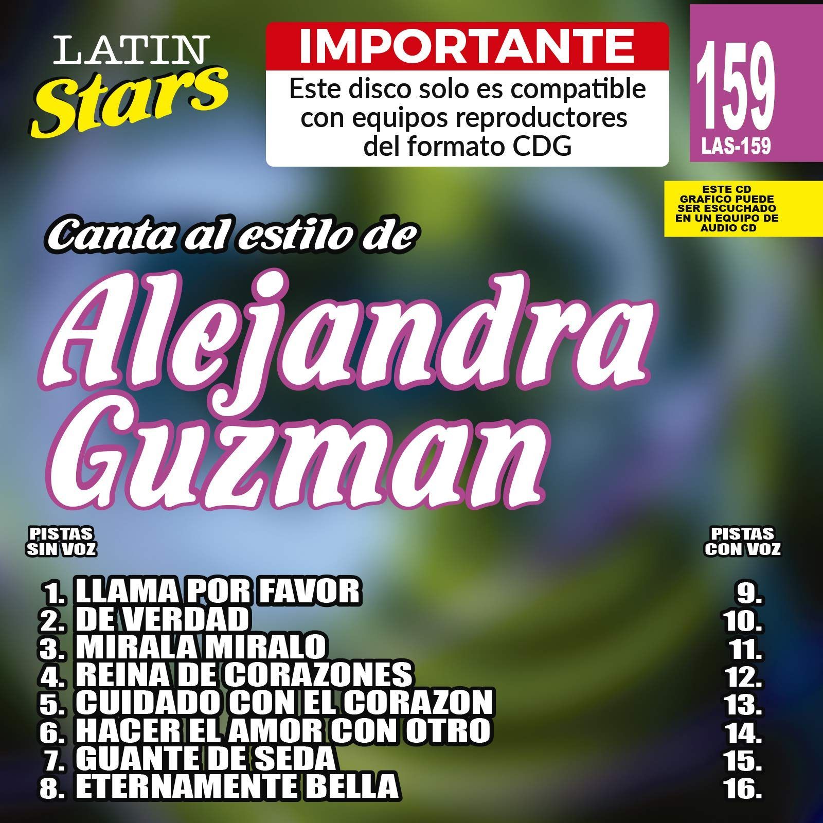 【CD】Karaoke: Alejandra Guzman 1 - Latin Stars Karaoke