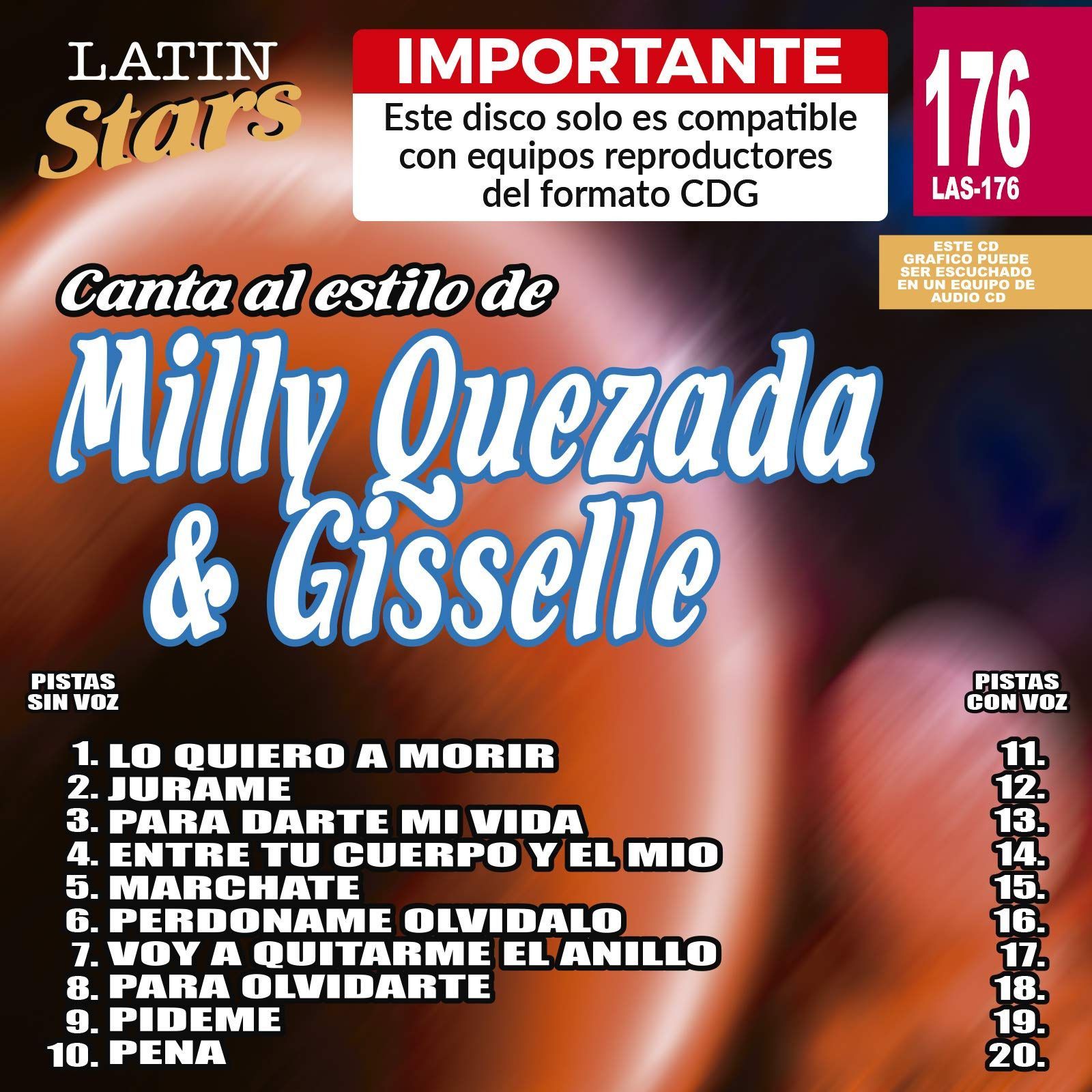 【CD】Karaoke: Milly Quezada & Gisselle - Latin Stars
