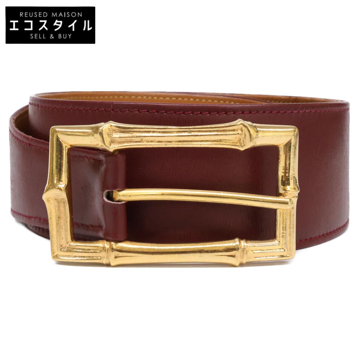 HERMES　エルメス　〇B刻 バンブーバックル レザー