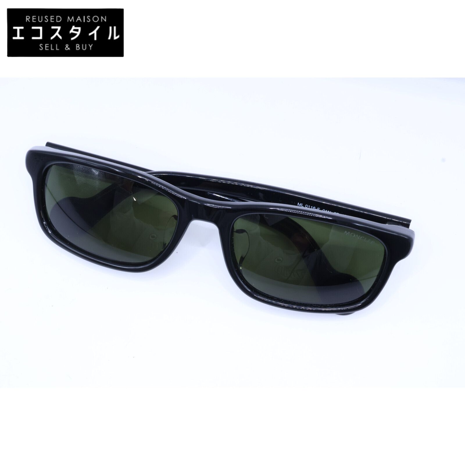MONCLER　モンクレール　【美品】ML0116-F 01N スクエアシェイプ　57□19 140