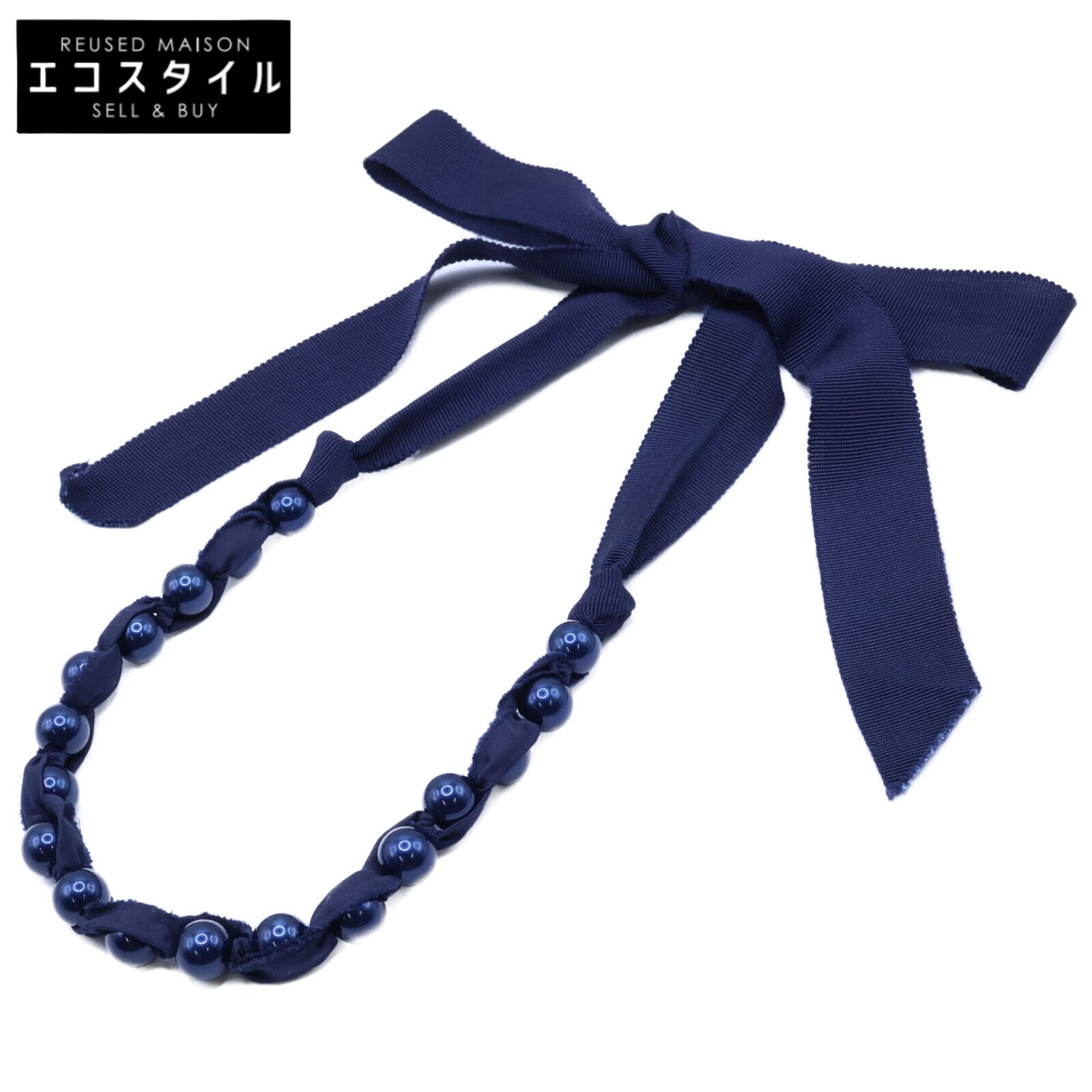 LANVIN ランバン AW31AHTOMP4A ビーズ グログランリボン