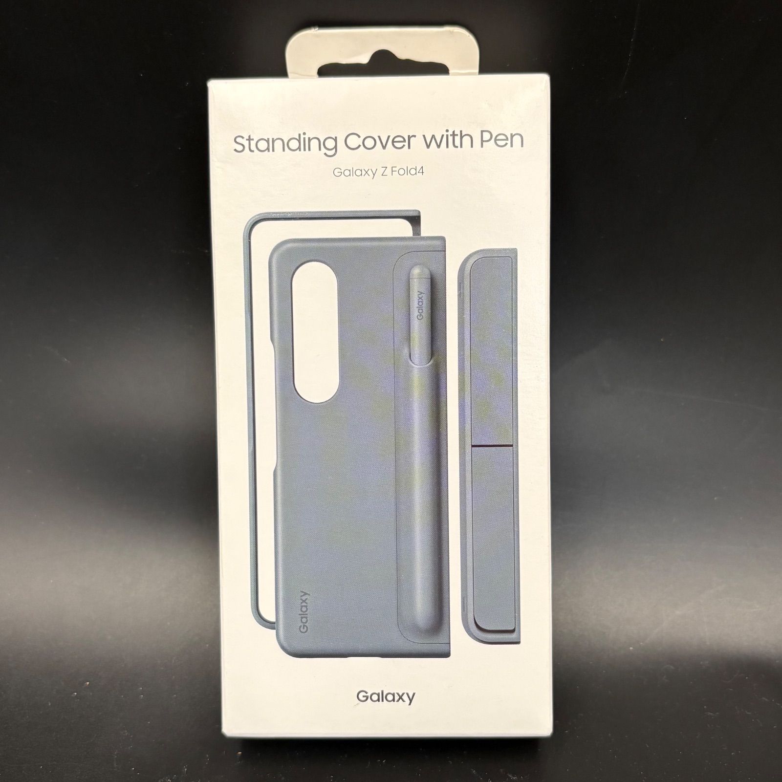 未使用】Galaxy Z Fold4 スタンディングカバー ペン付 Graygreen