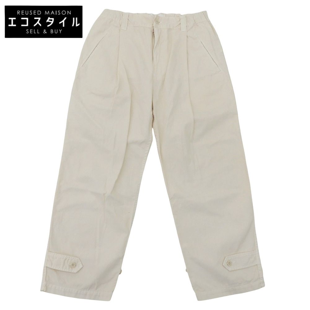 iori　イオリ　新品同様 iori57 Ecru 1 Tuck Pants ワンタックパンツ ボトムス レディース オフホワイト 2　2