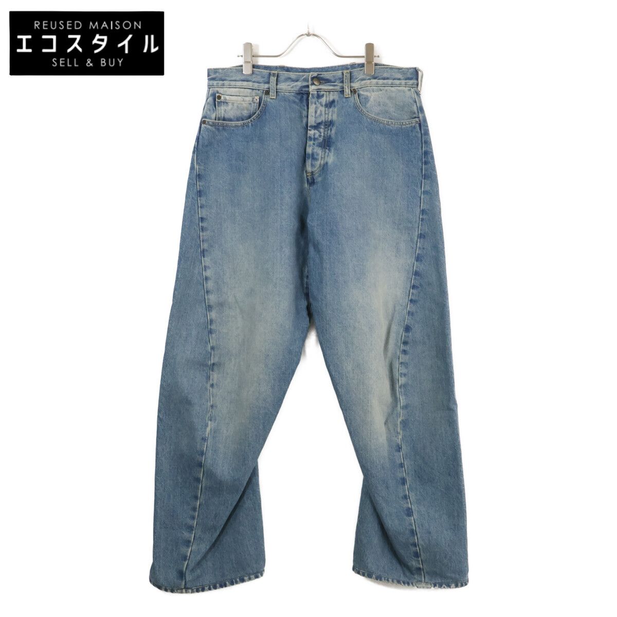 Maison Margiela　メゾンマルジェラ　1 10【国内正規/24AW】S50LA0234 ダイアゴナルシーム デニムパンツ　32