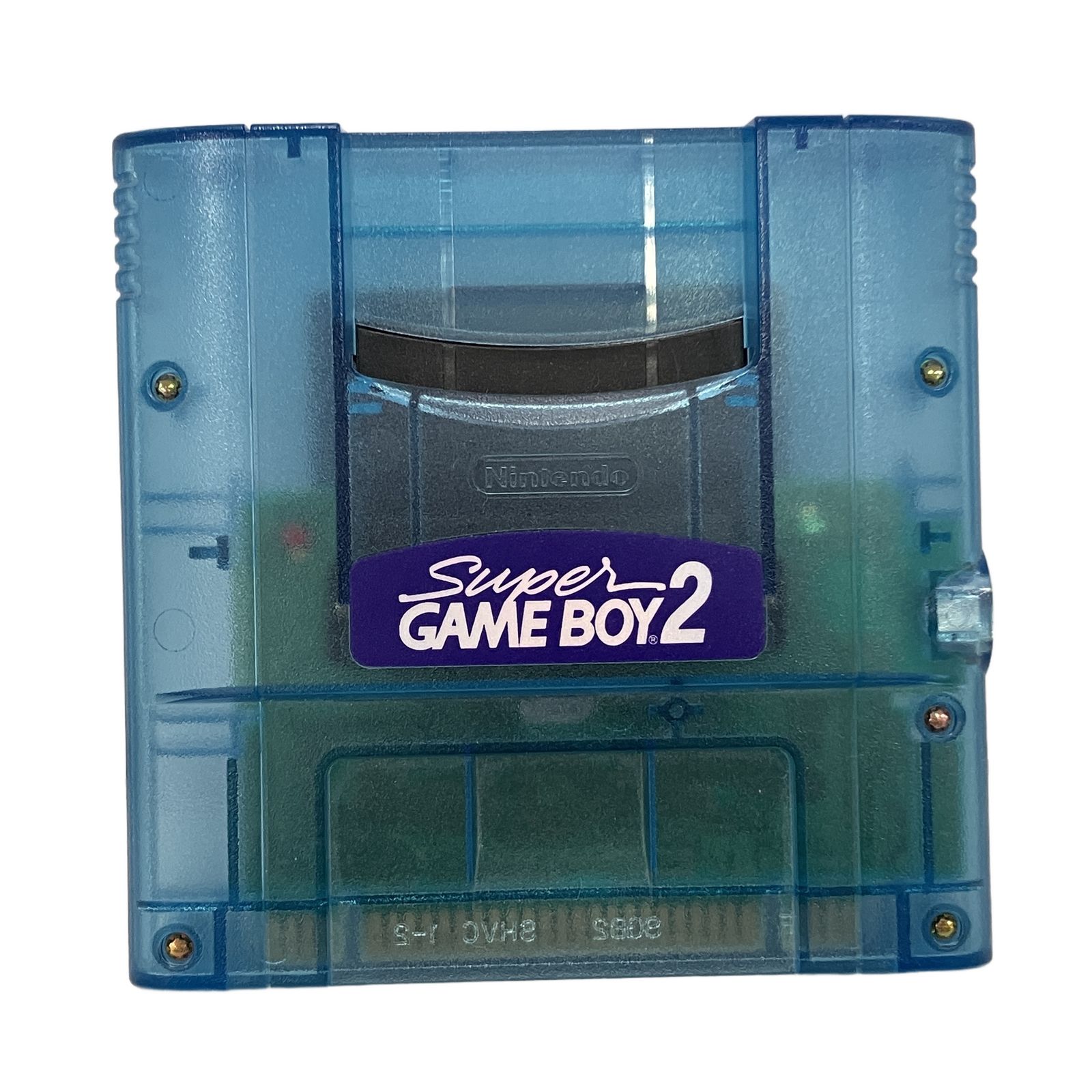 Nintendo SHVC-042 スーパーゲームボーイ2 クリアブルー 家庭用 ゲーム機 レトロ 家電 中古 ジャンク H11255186