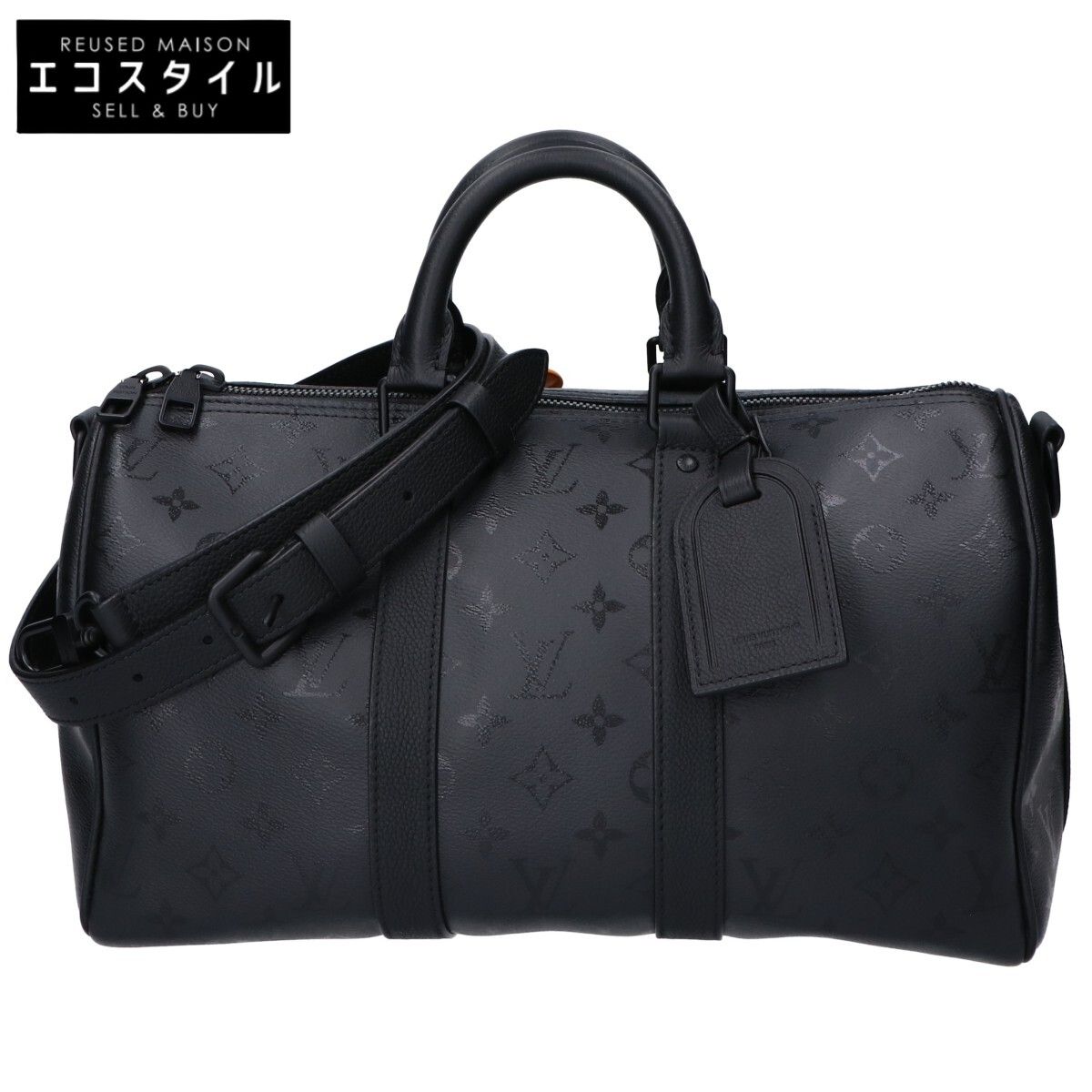 LOUIS VUITTON　ルイヴィトン　M28370 モノグラムミッドナイト キーポル バンドリエール35　-