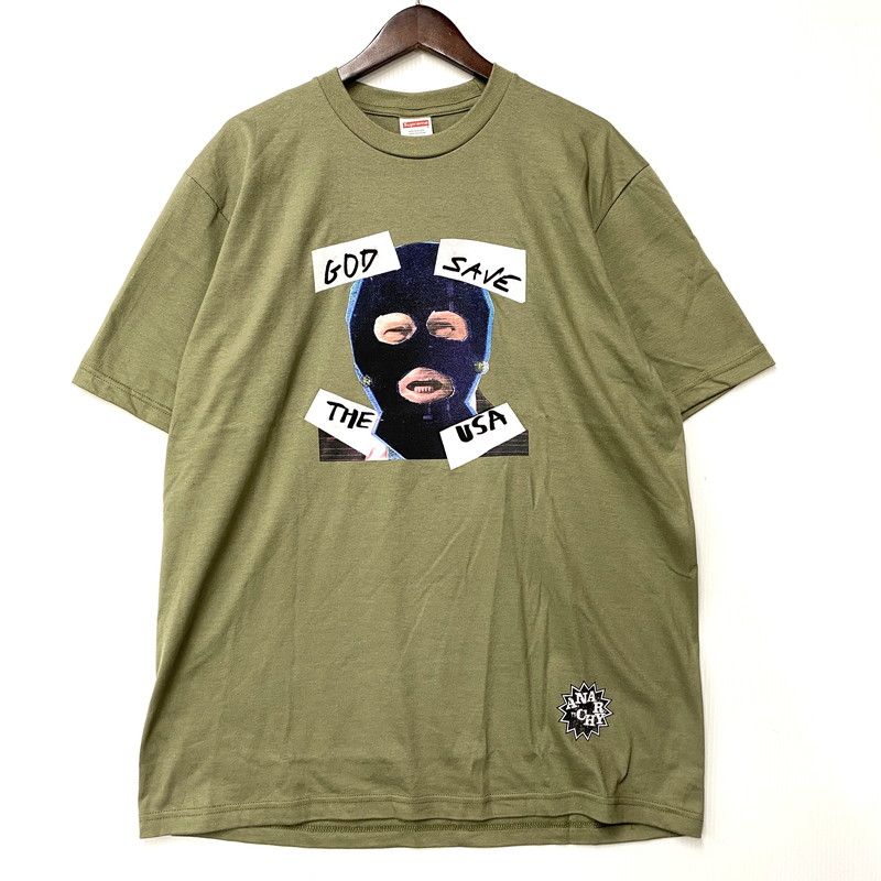 中古美品】 SUPREME シュプリーム GOD SAVE US TEE ゴッド セイブ アス 