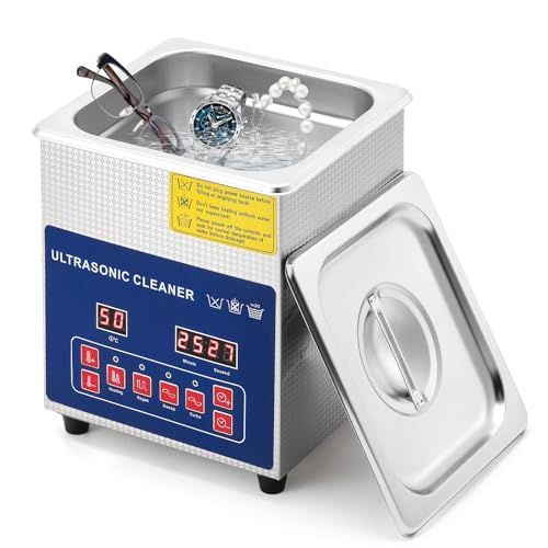 2L 超音波洗浄機 デュアル周波数 28/40khz変更可能 脱気 デジタル 卓上型 家庭業務両用 小型超音波クリーナー 強力 20-80℃ 0-30minタイマー設定可能 ステンレス鋼 時計/メガネ/貴金属部品/アクセサリー 日本語取扱説明 b7346460