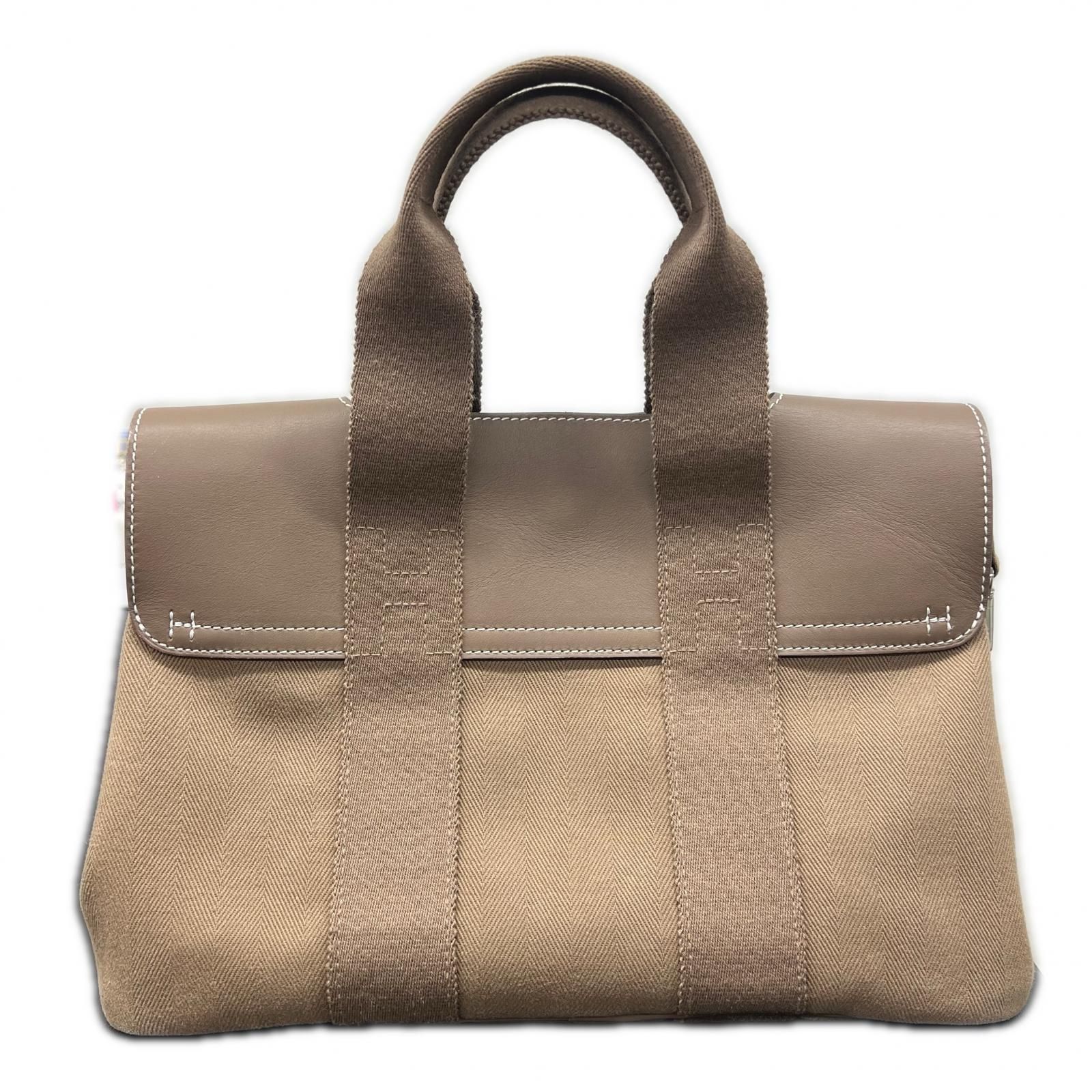 HERMES エルメス ヴァルパライソPM ハンドバッグ ポーチ付属 トワル