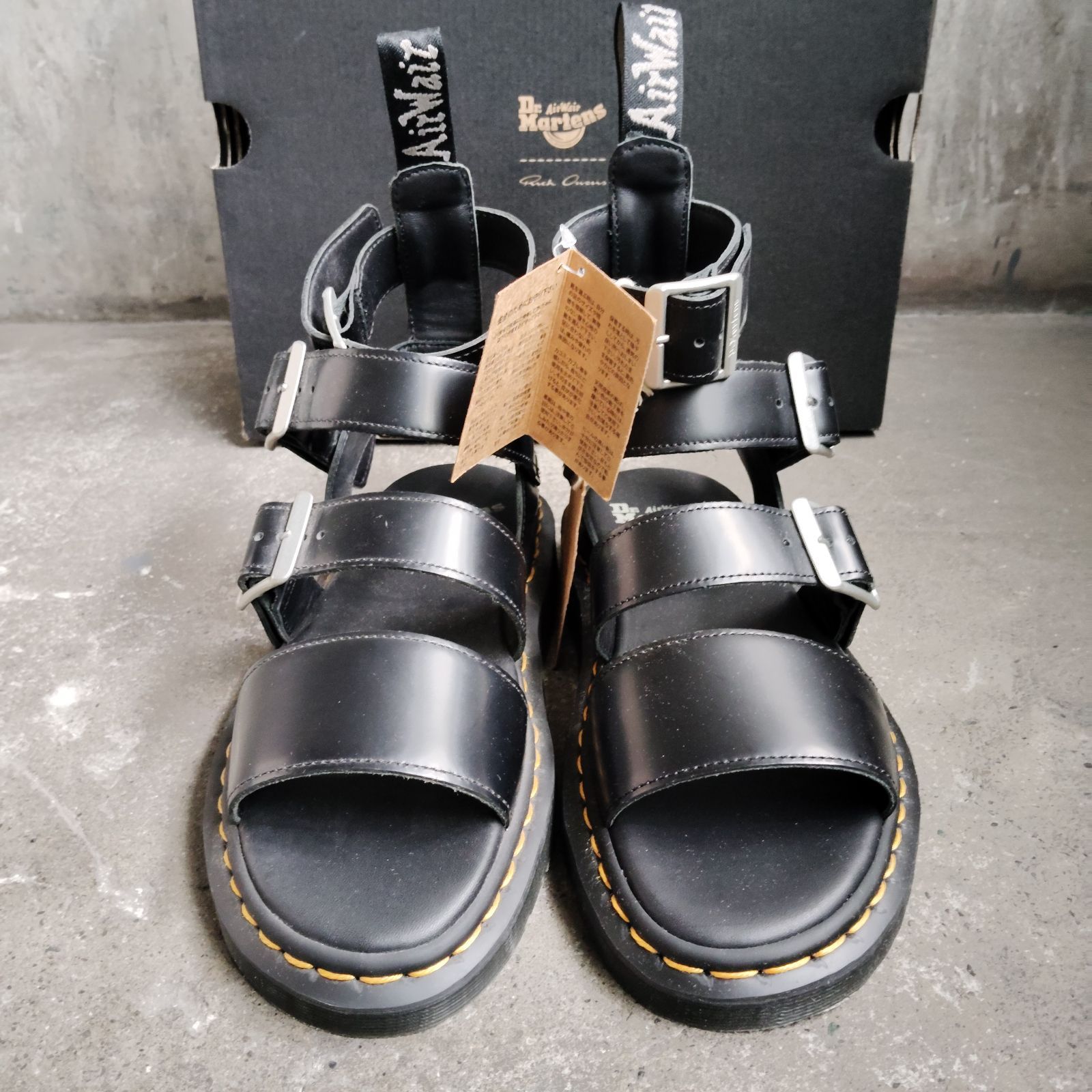 Rick Owens × Dr. Martens Gryphon Strap RO Sandals UK7 EU41 リック 