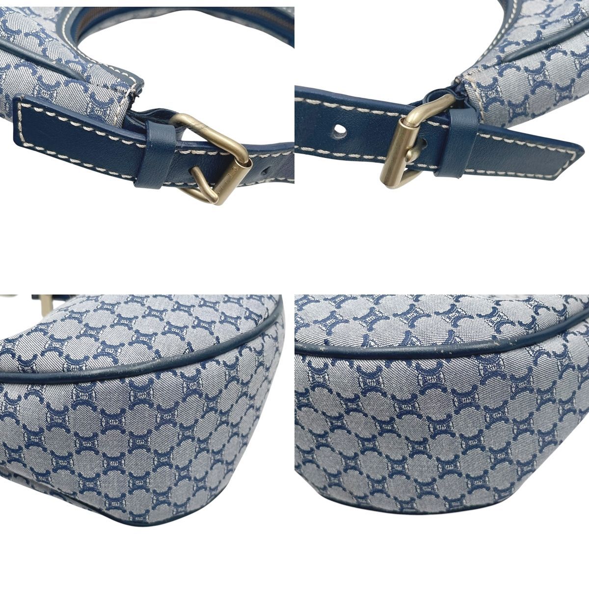 中古】 CELINE セリーヌ ヴィンテージ マカダム アヴァ ワンショルダー 