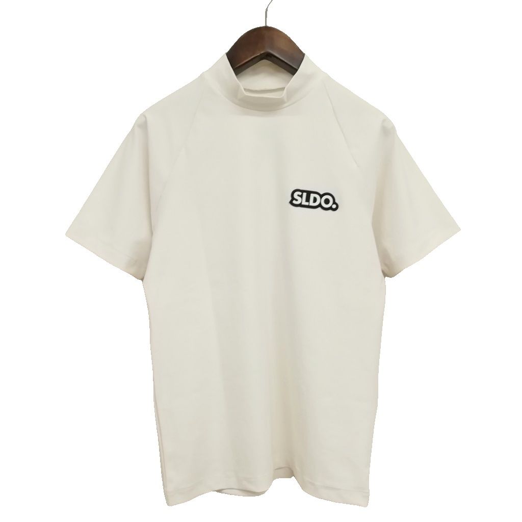 SLDO. エスルド 9607-42301 ストレッチ モックネック Tシャツ ゴルフウエア M ホワイト