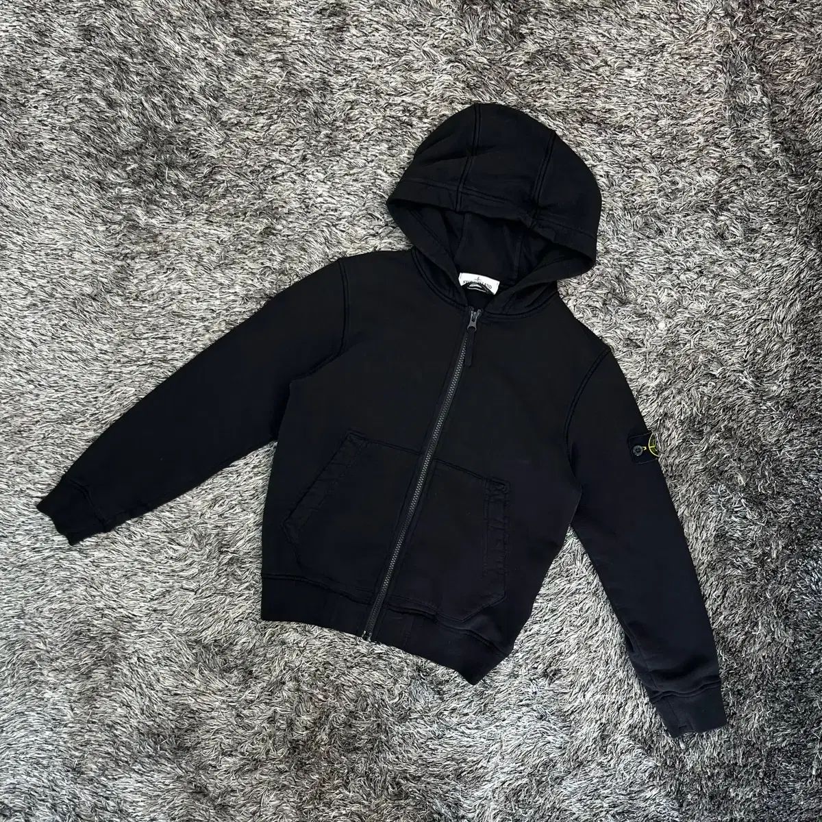 STONE ISLAND ストーンアイランド ジュニア フードジップアップ (10Y 