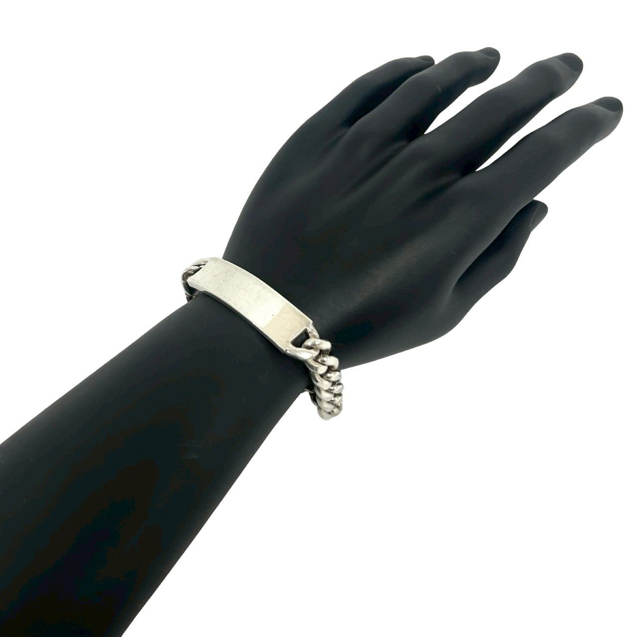 ティファニー シルバーバングル 極 美品 TIFFANY&Co. ティファニー ID ブレスレット シルバー925