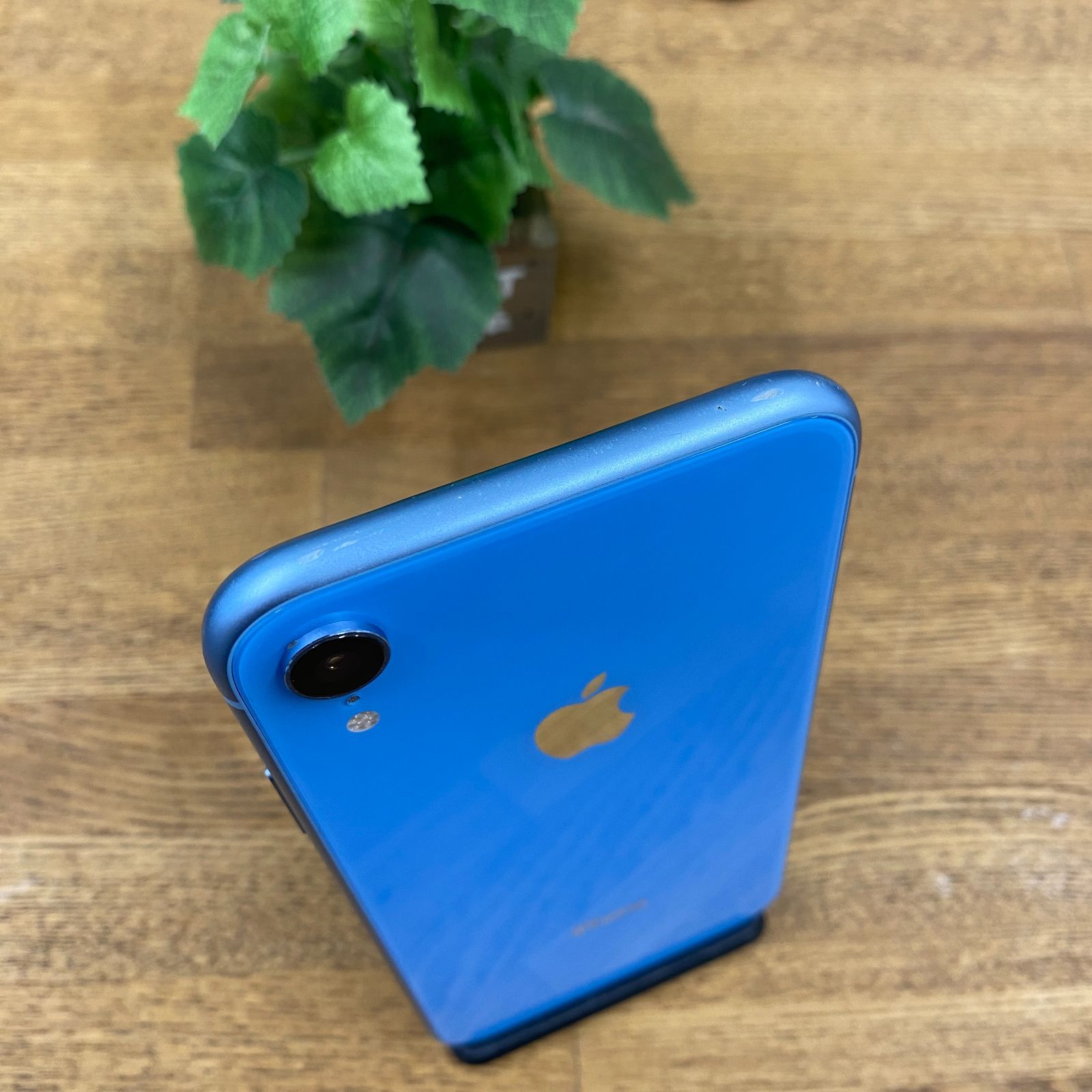 iPhone XR 128GB ブルー SIMフリー ジャンク - メルカリ