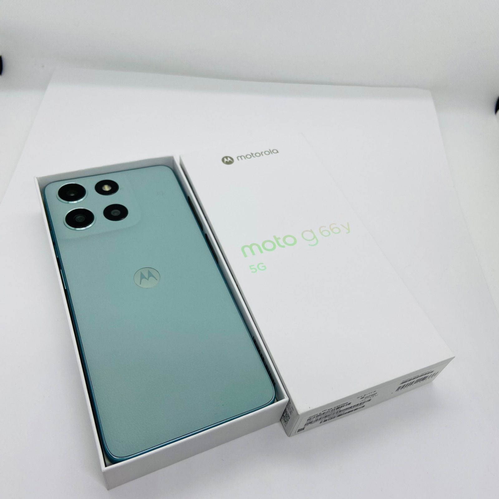 moto g 66y 5G グリーン系 モトローラー SIMフリースマートフォン moto
