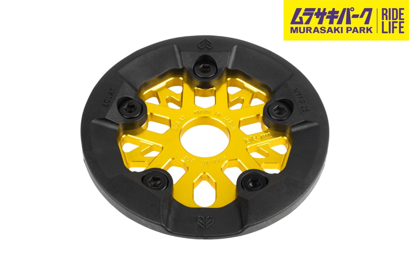 【BMX スプロケット】ECLAT TAKUMI GUARD SPROKET 25t GOLD