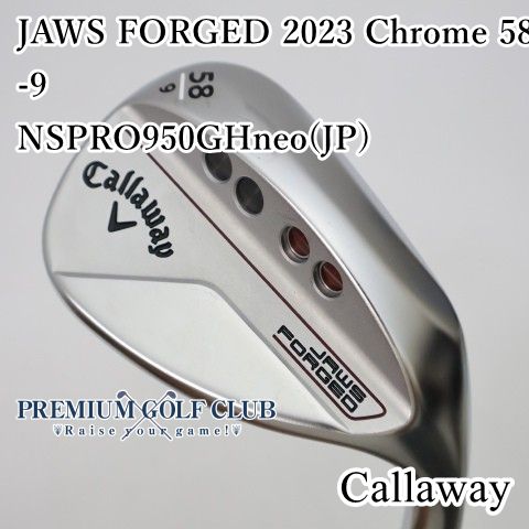 【中古】[B-ランク] ウェッジ キャロウェイ JAWS FORGED 2023 Chrome 58-9/NSPRO950GHneo(JP)/S/58[2174]