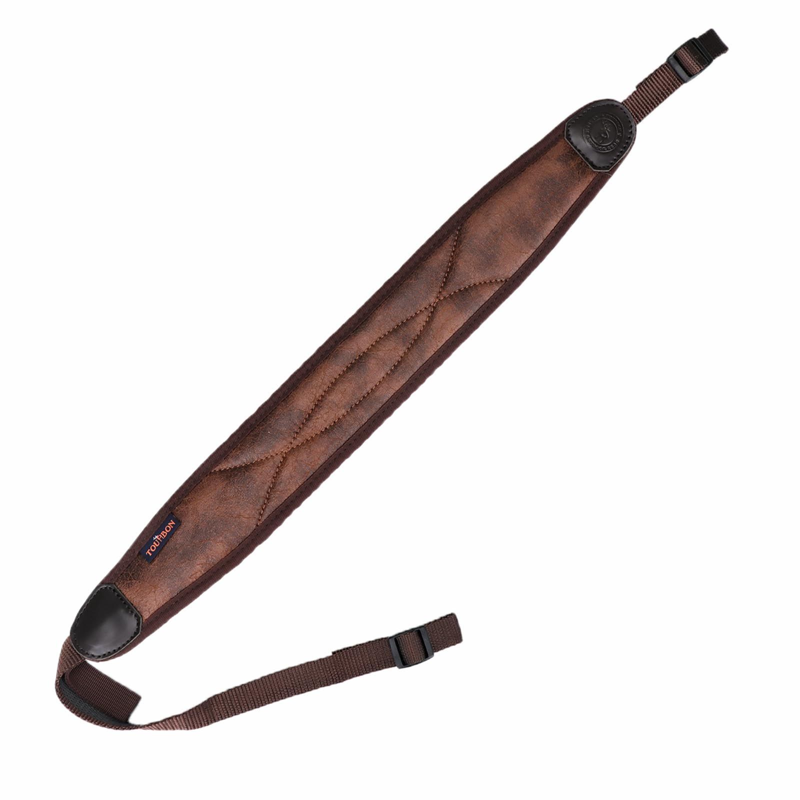 新品 TOURBON ライフルスリング 2ポイントスリング 調節可能 (ブラウン)