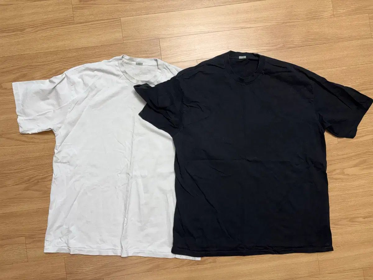 アプレッセ 基本半袖コットンTシャツ 白・ブラック まとめ出品 3サイズ