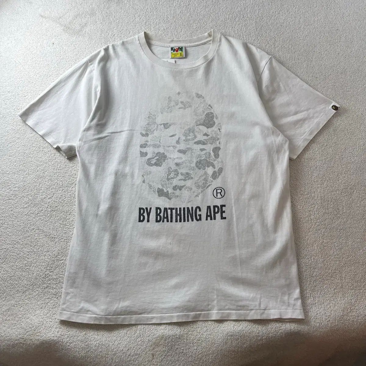 105 ベイプ デジタル カモ フラ 半袖 Tシャツ