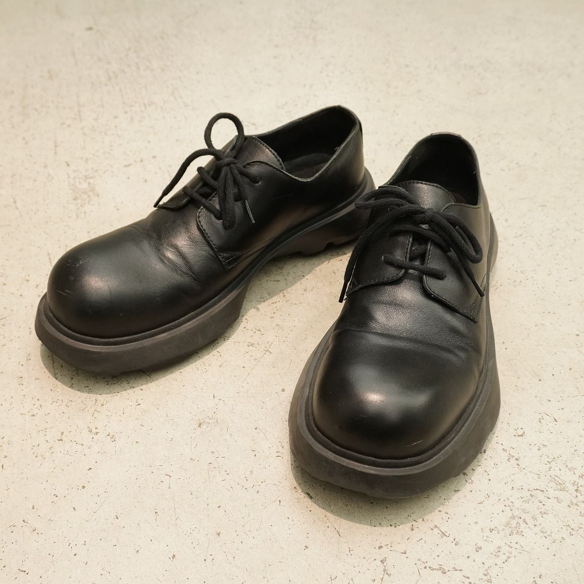 正規 25AW ACNE STUDIOS アクネ ストゥディオズ レザー レースアップ