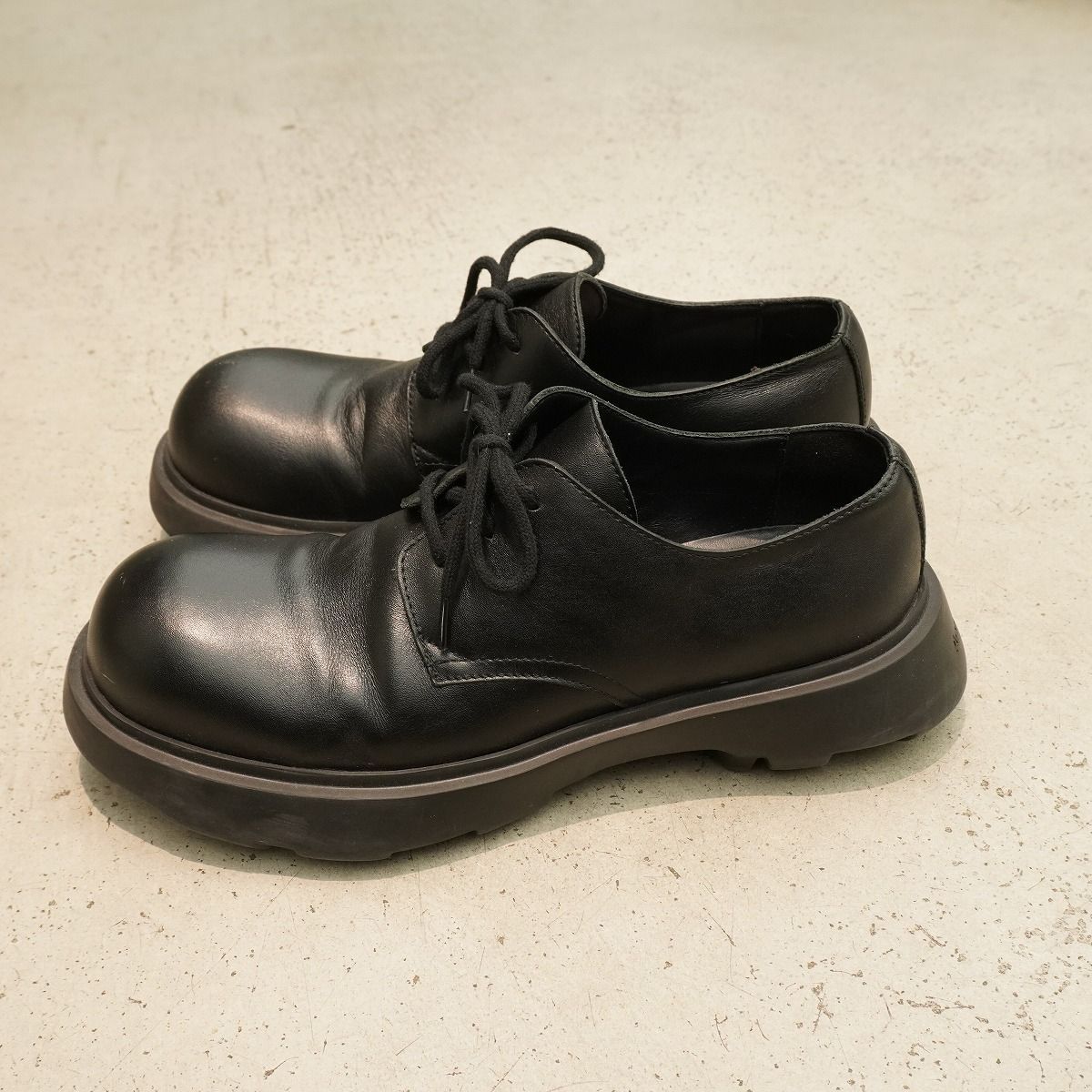 正規 25AW ACNE STUDIOS アクネ ストゥディオズ レザー レースアップ