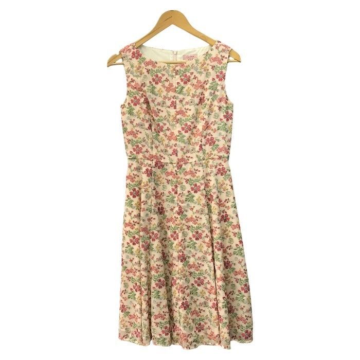 TOCCA トッカ WOODHAM EMB ワンピース レディース ドレス ポリエステル ノースリーブ 刺繍 花柄 ご家庭で水洗い可 ピンク サイズ2 OPTOIM0340 中古 T1