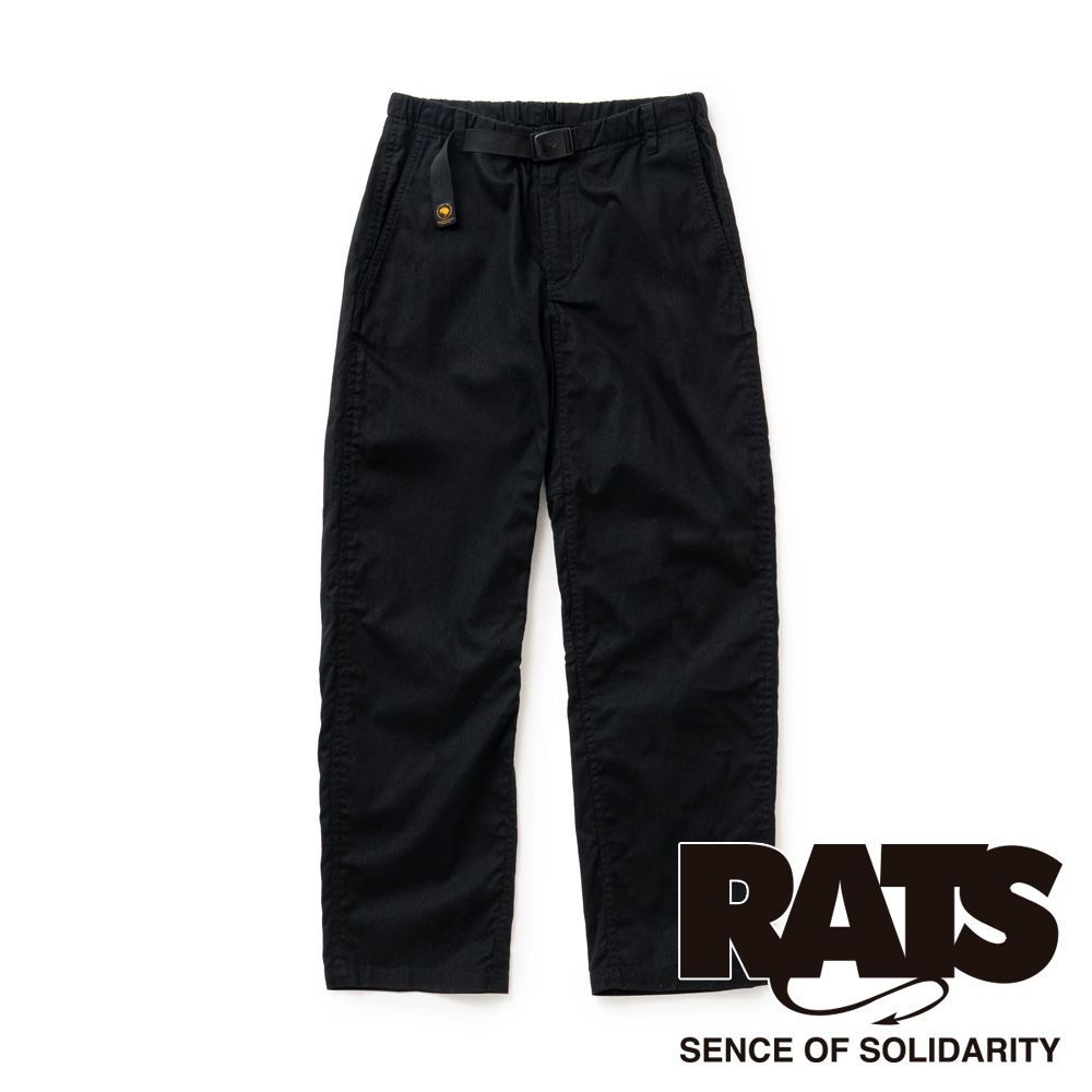 【RATS/ラッツ】COTTON EASY PANTS - BLACK / コットンイージーパンツ / 26'RP-0313【メンズ】【送料無料】