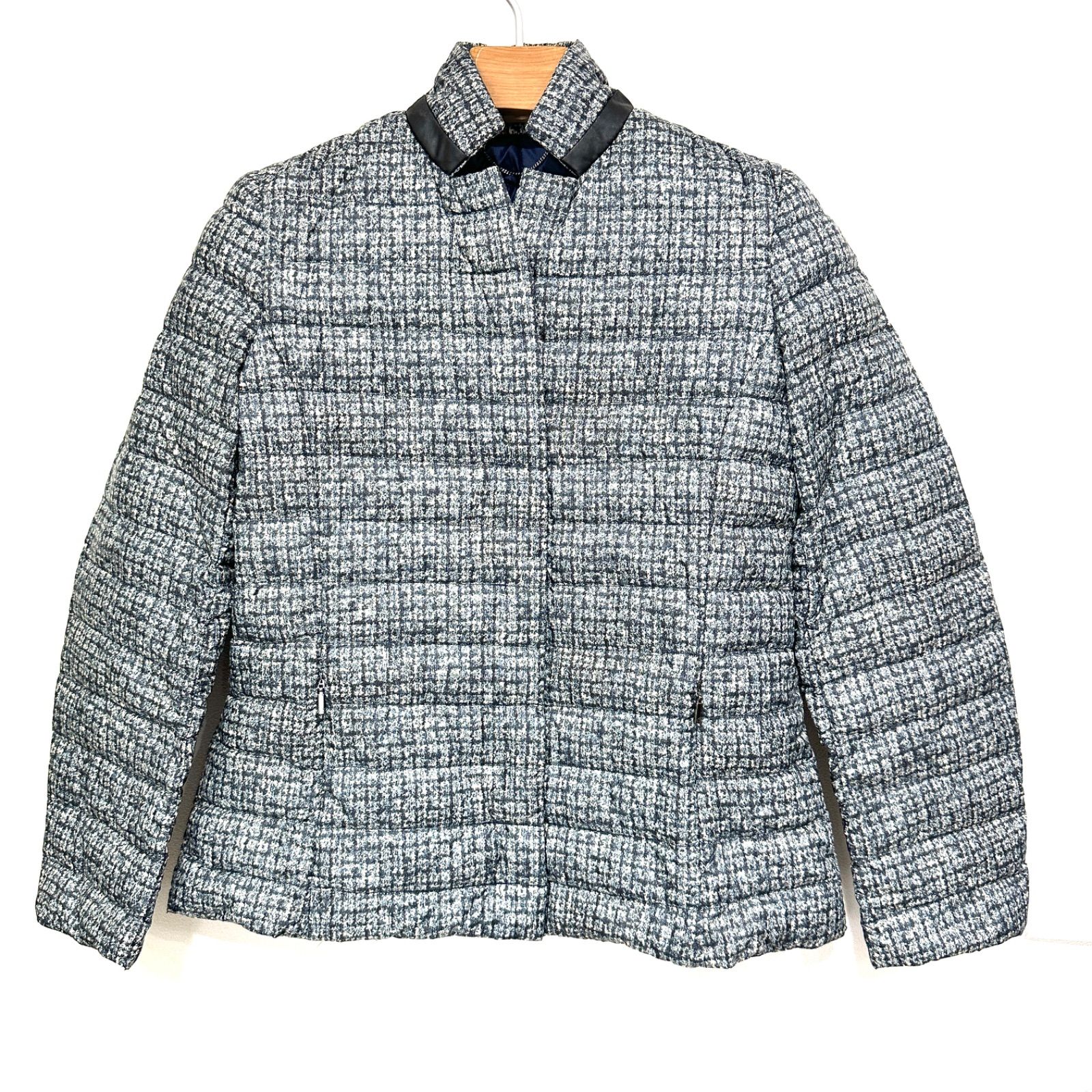 【楠本質店/元住吉】ウィークエンド マックスマーラ　Weekend Max Mara　ライトダウンジャケット　サイズ：42　レディース　グレー/ブルー/ホワイト系　レディース　54860359 07