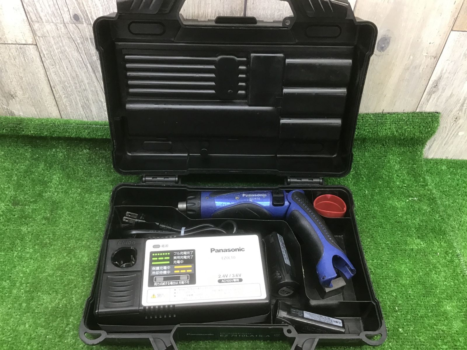 【中古動作品】パナソニック(Panasonic) コードレスドリルドライバー EZ7410LA1S-A ブルー■アクトツール富山店■B