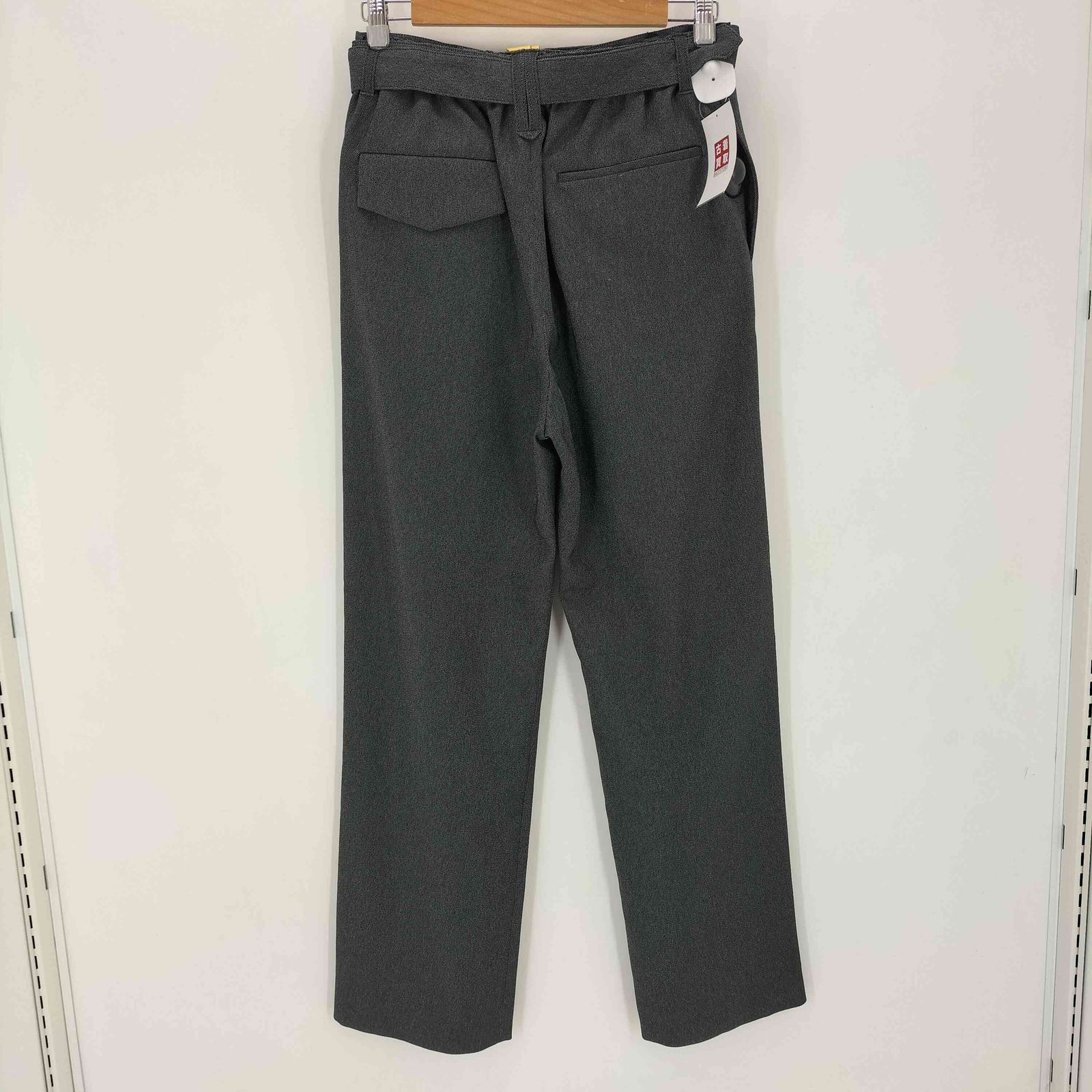 クルニ CULLNI 25AW Faux Denim 1Tuck Semi Wide Pants with Long Belt
