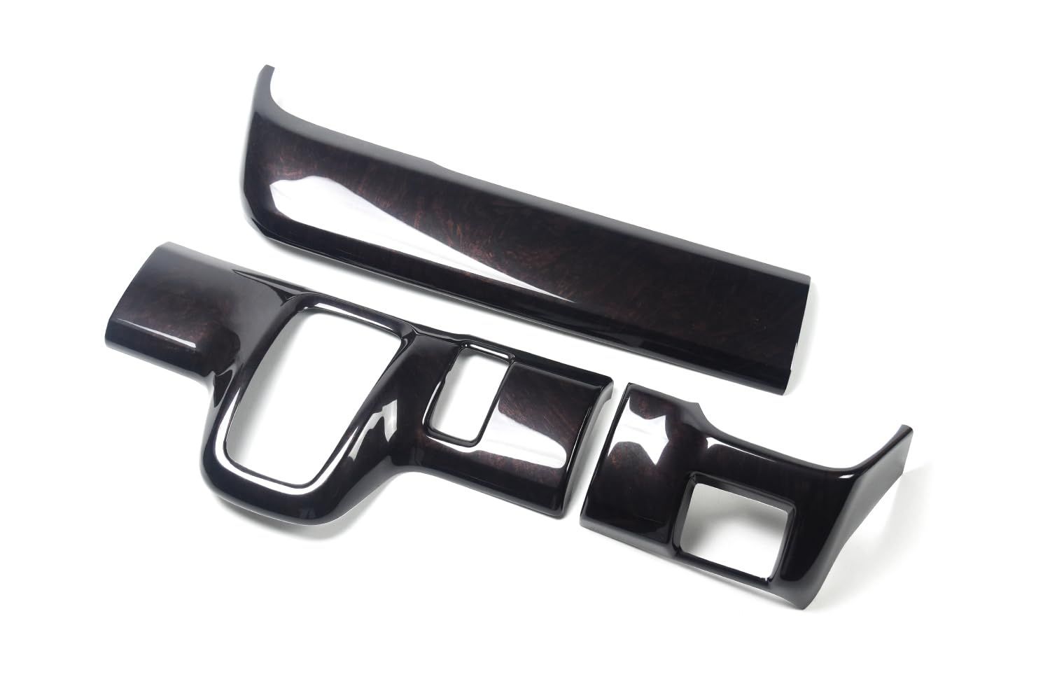 新品 SecondStage N-BOX JF5/JF6 インパネラインパネル 黒木目II H080KW2
