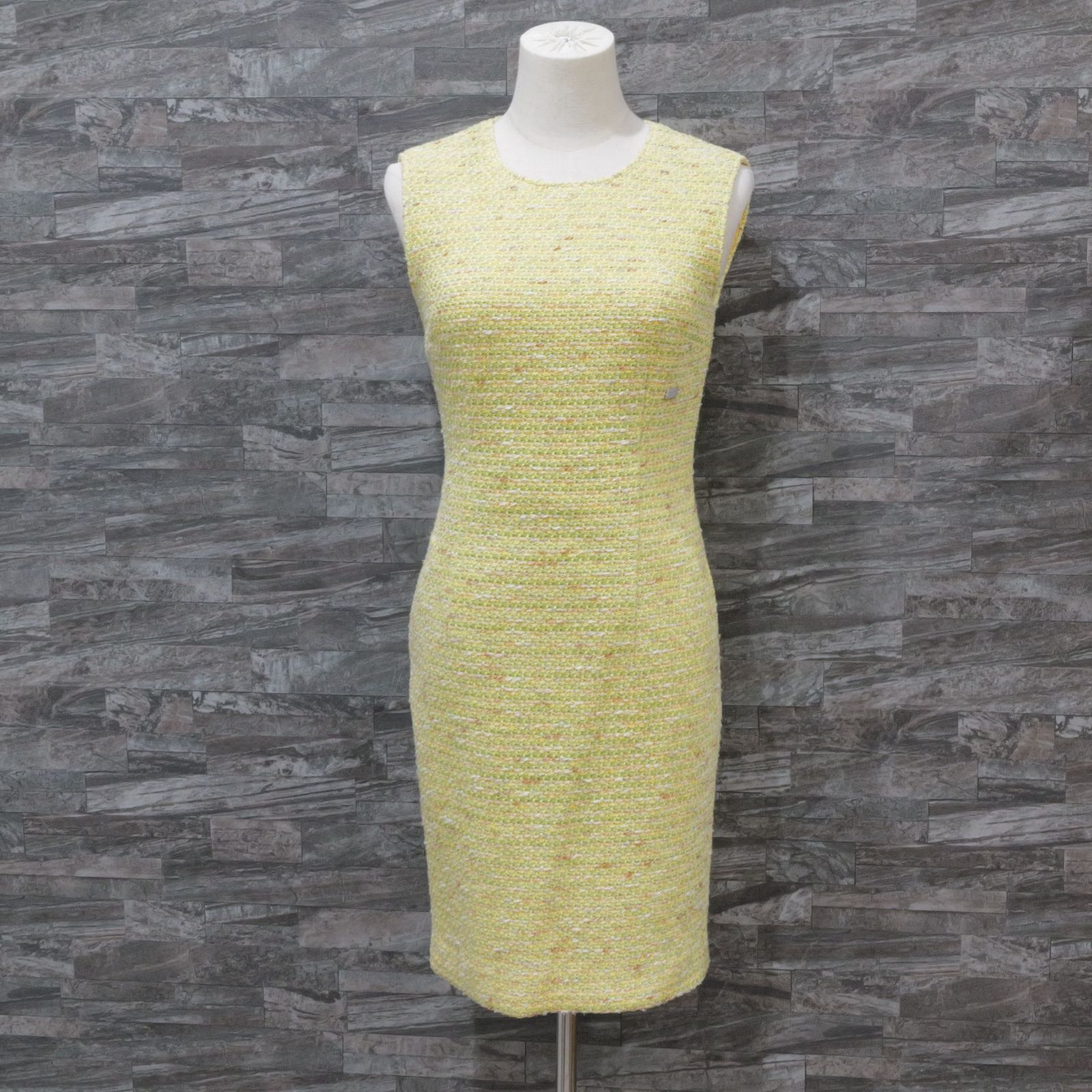 FOXEY フォクシー サイズ 40 Dress Mimosa Garden ミモザガーデン ツイードワンピース 29818-KSOF0151NM