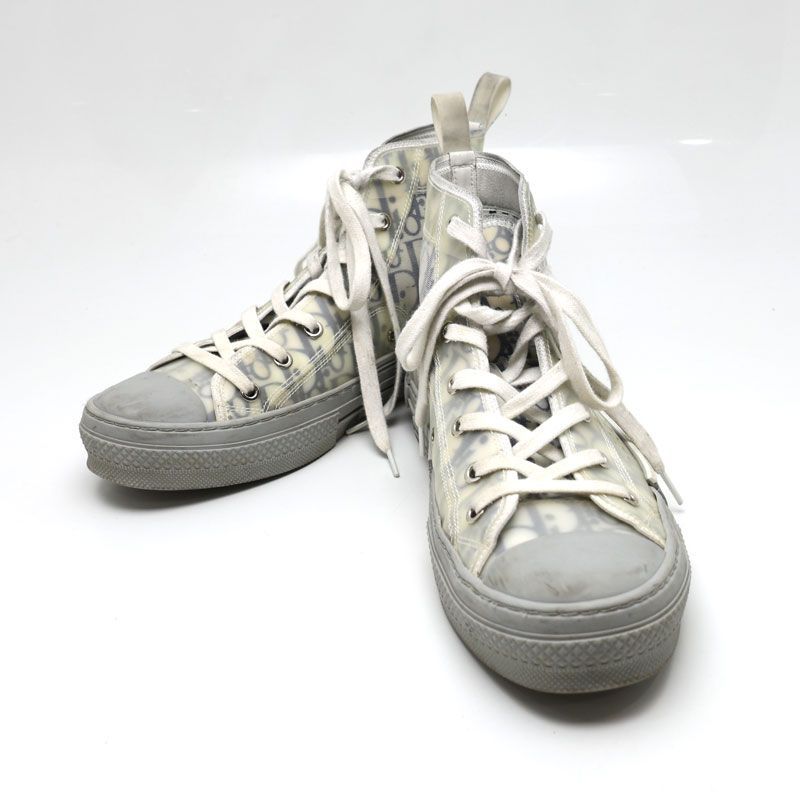 【楠本質店/元住吉】 Dior/ディオール　ハイカットスニーカー　＃41(JP:約26cm)　カラー:グレー系