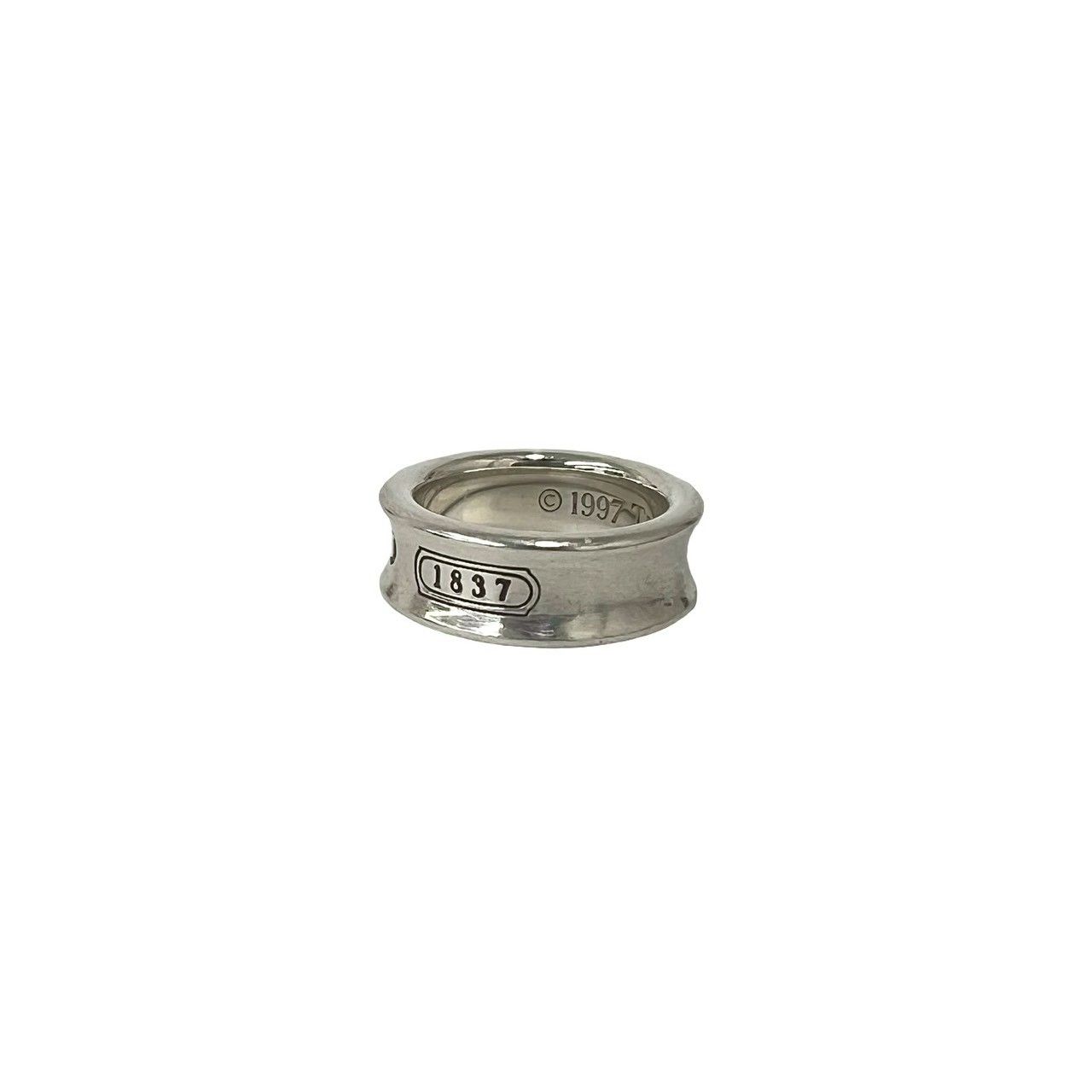 極 美品 TIFFANY&Co. ティファニー ヴィンテージ 1837 ナロー リング