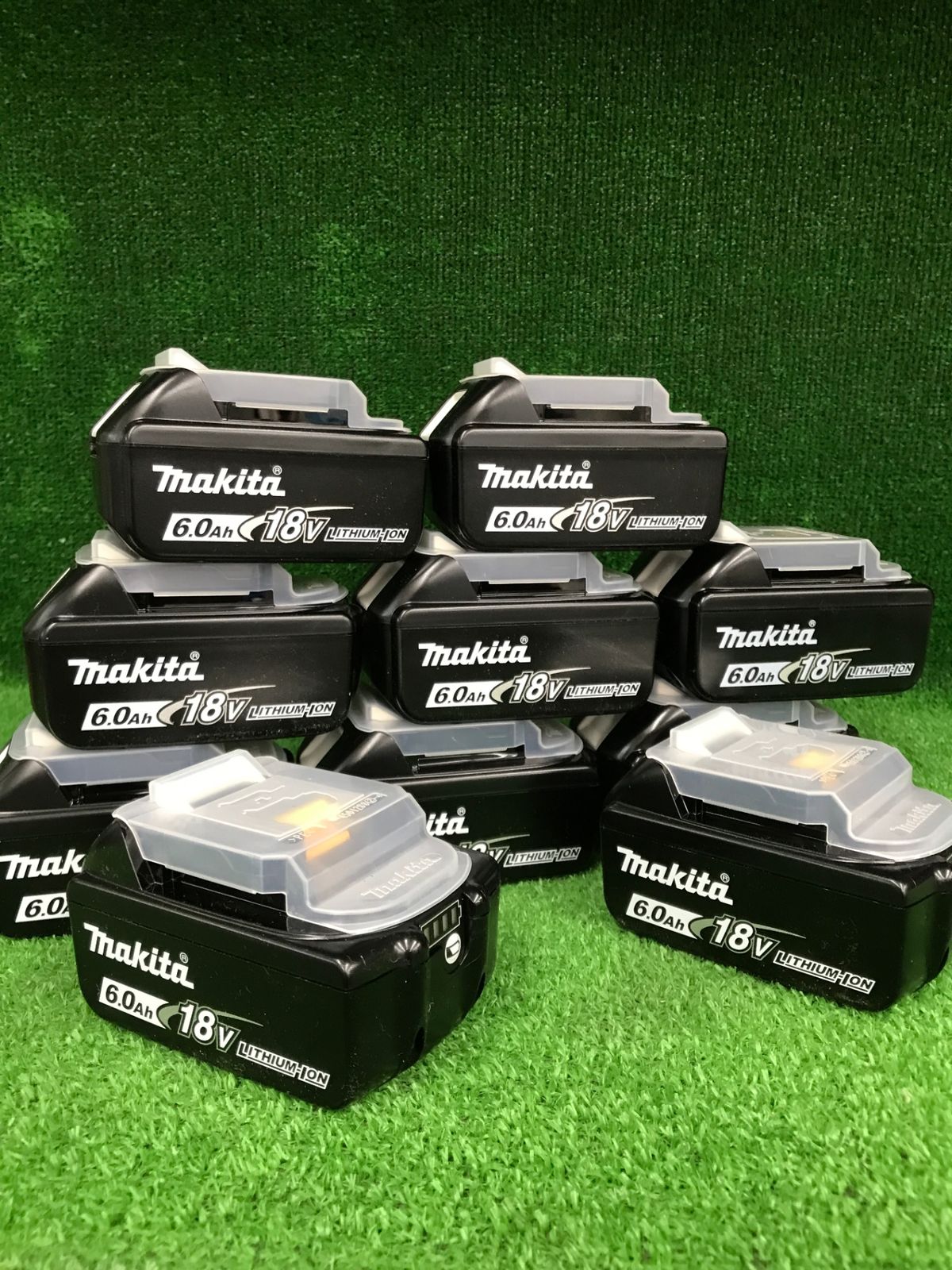 【未使用品】【0906】makita(マキタ) 18v6.0Ahバッテリー [雪マーク] BL1860B (A-60464)　10個セット　ITQA7WGP2KF4