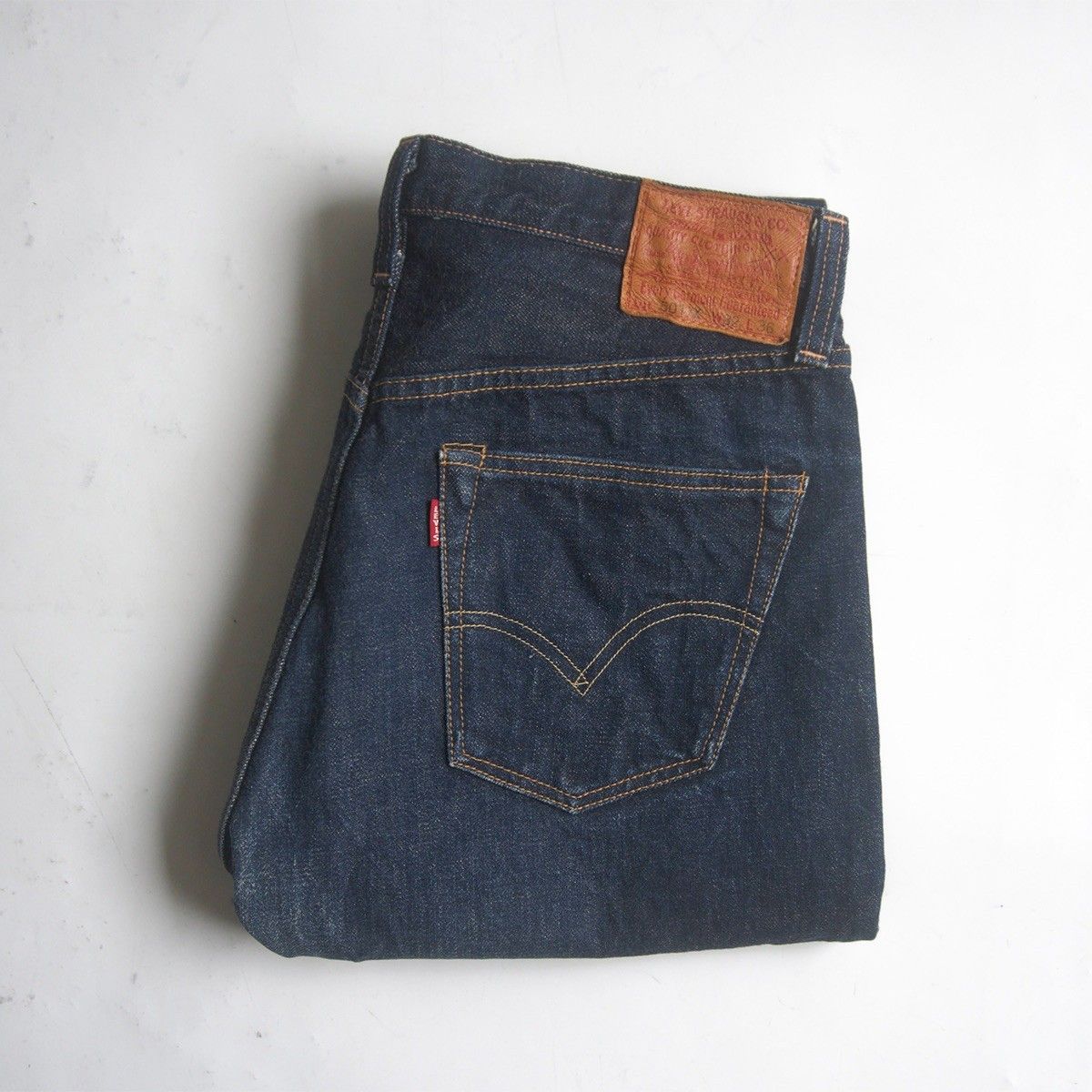 【美品/濃紺】 LEVI'S VINTAGE CLOTHING【 47501 / 501XX カスタムセルビッチ ビッグE デニムパンツ 】32×36 旧日本製 リーバイス wsm 26050524