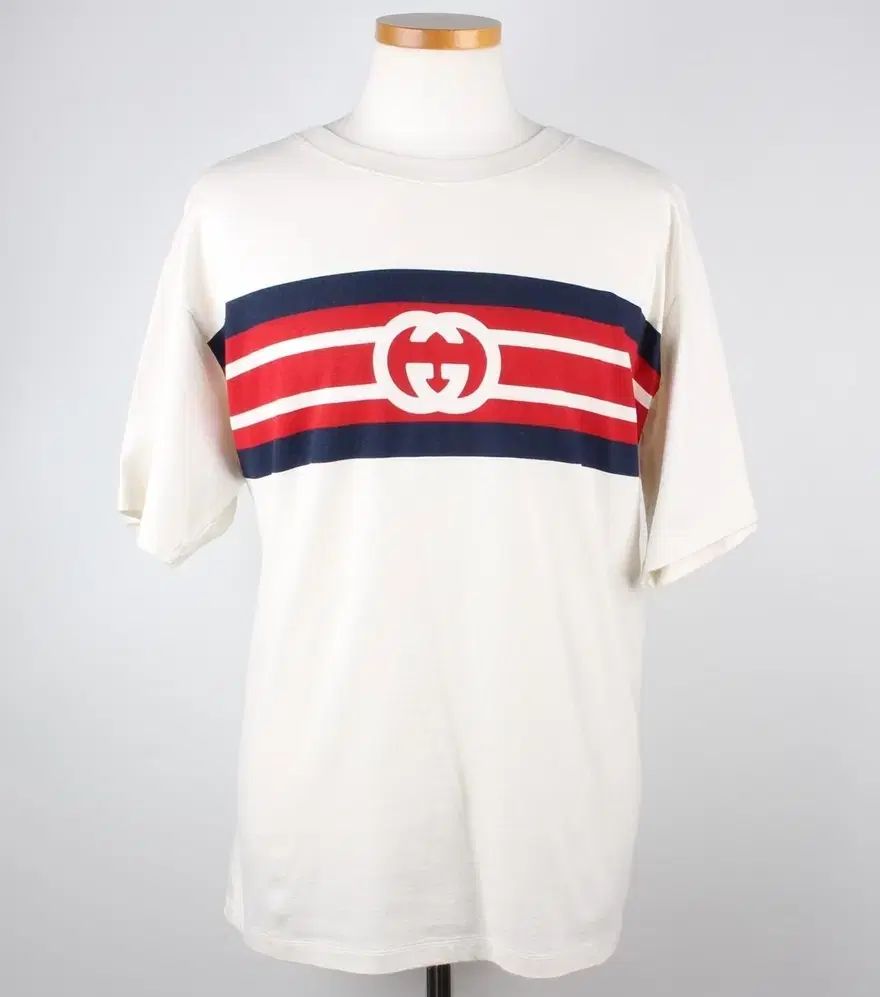 グッチ GG ロゴ ストライプ Tシャツ S