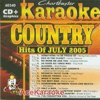 【CD】Karaoke: Country Hits of July 2005