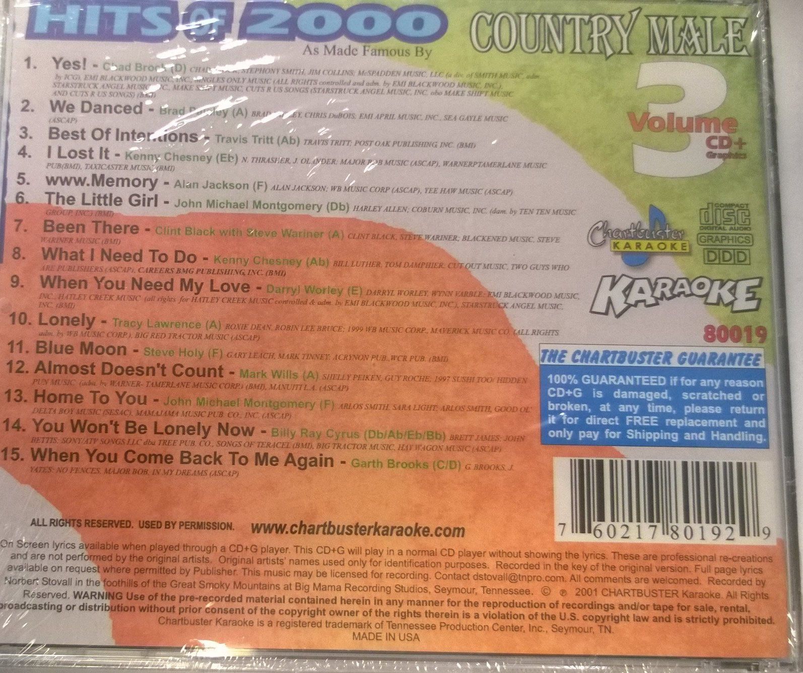 CD】Karaoke: Country Timeline Male Hits of 2000 - 3 - メルカリ