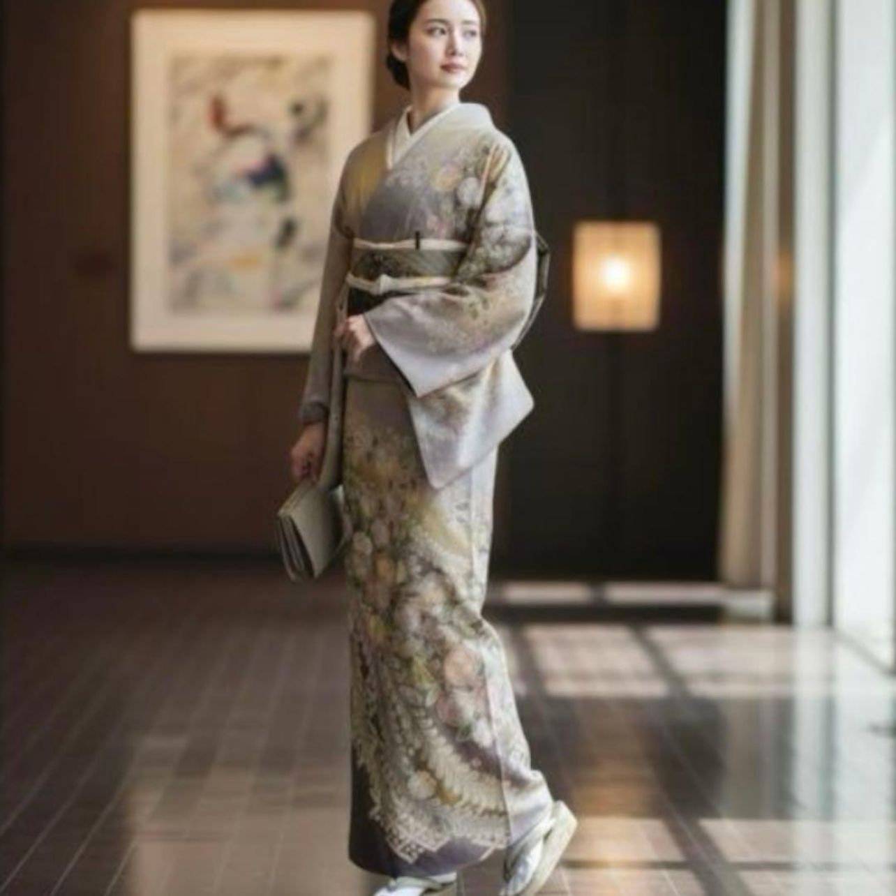 逸品 作家落款 辻ヶ花訪問着フルセット 正絹 銀通し 暈し トール 裄丈長め 逸品 作家落款 辻ヶ花訪問着フルセット 正絹 銀通し 暈し トール 裄丈
