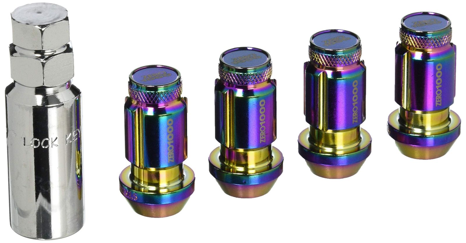 新品 ZERO1000 レーシング ロックナット 全長45mm M12×P1.5 707-LB001C