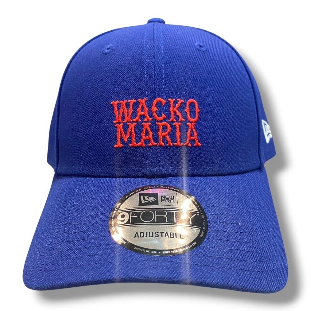 WACKO MARIA × NEW ERA 26SS 9FORTY キャップ F ブルー 26SS-WMA-CP03