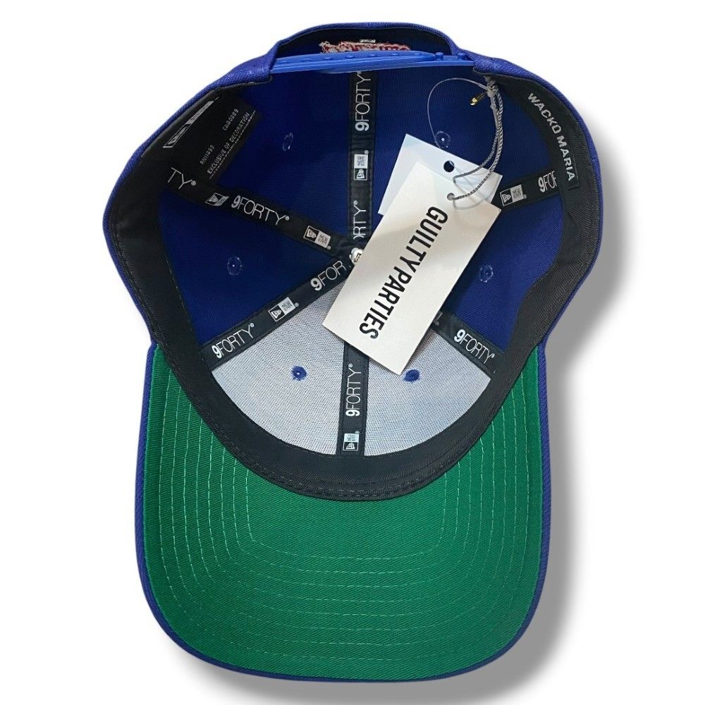WACKO MARIA × NEW ERA 26SS 9FORTY キャップ F ブルー 26SS-WMA-CP03