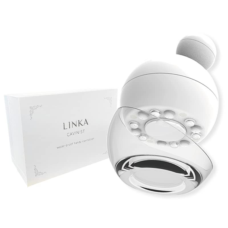 LINKA (リンカ) ハンディキャビテーション 充電式 防水仕様 RF ラジオ波 EMS LED ダイエット 3段階調整可能 女性 全身エステ可能 顔 体用 自宅エステ 軽量 コンパクト プレゼント ギフトpms 99929946