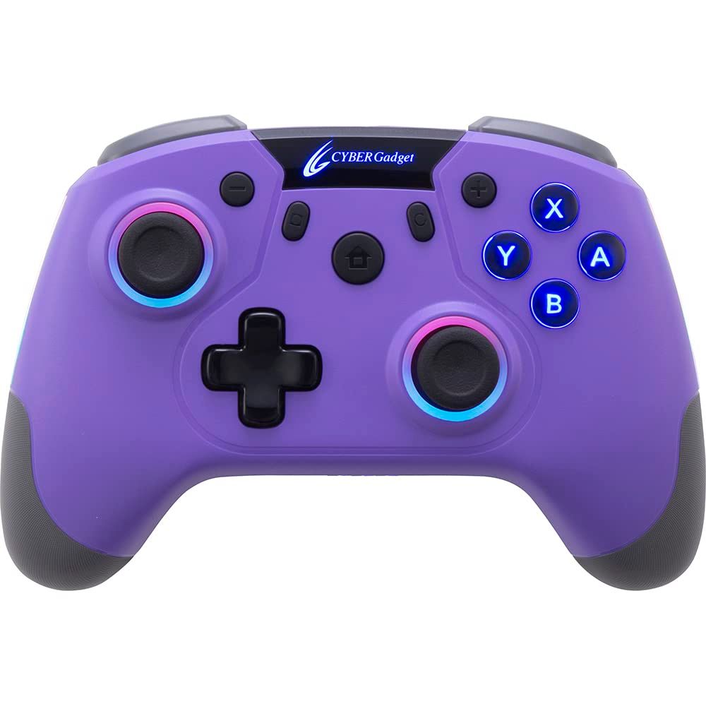 新品 CYBER ・ ゲーミングコントローラー HG 無線タイプ (SWITCH 用) 菫色 - Switch