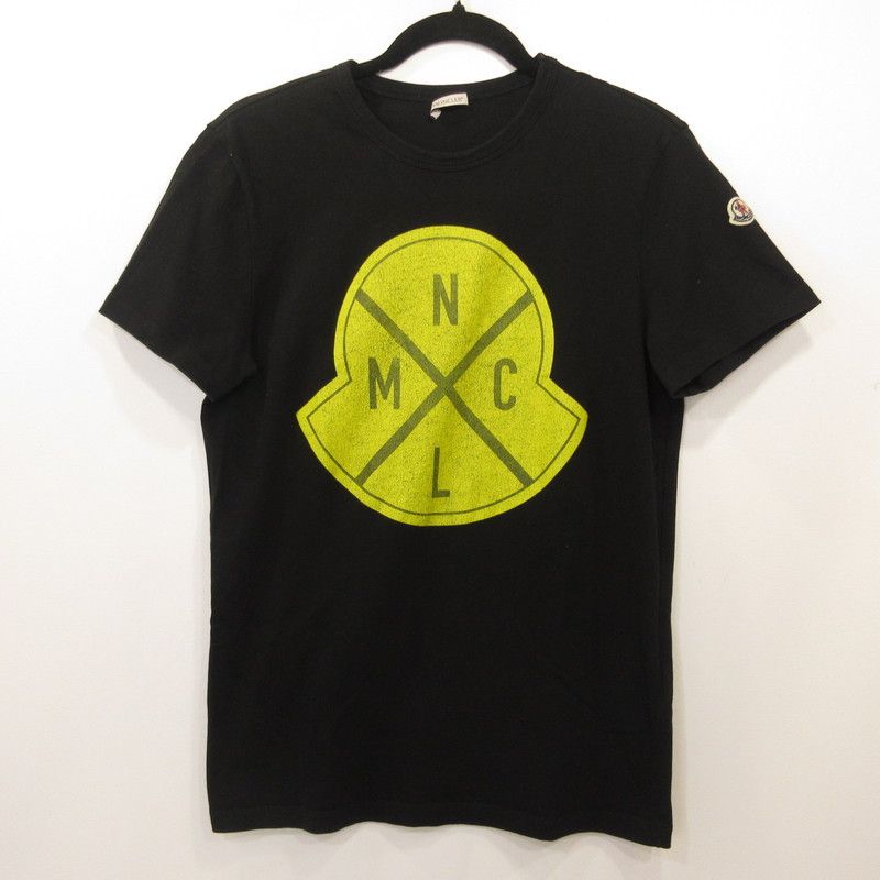 【姫路東店】 中古 MONCLER | モンクレール 半袖Ｔシャツ F10918C73620 国内正規品 ブラック サイズ：S 【108】
