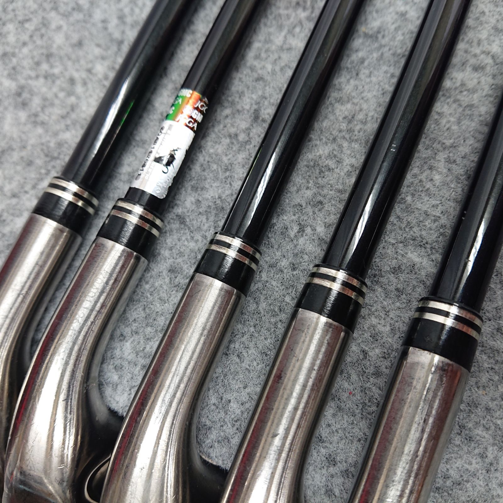 カラーカスタム ブラック ゼクシオ9 #6-PW 5本 アイアンセット 純正 